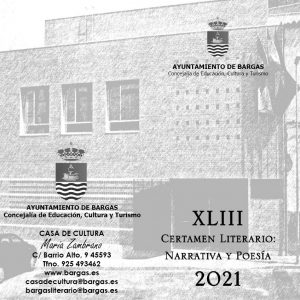 Bases del XLIII Certamen Literario: Narrativa y Poesía