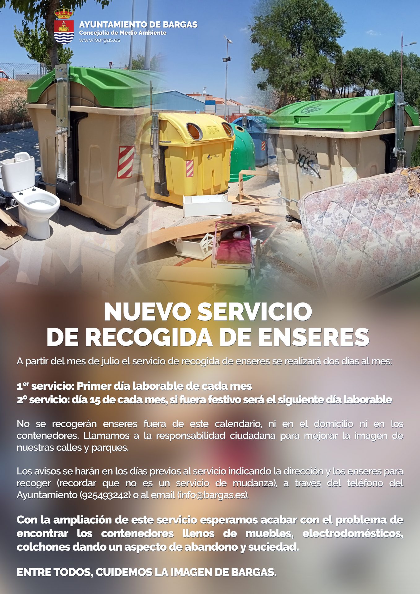 Nuevo servicio de recogida de enseres