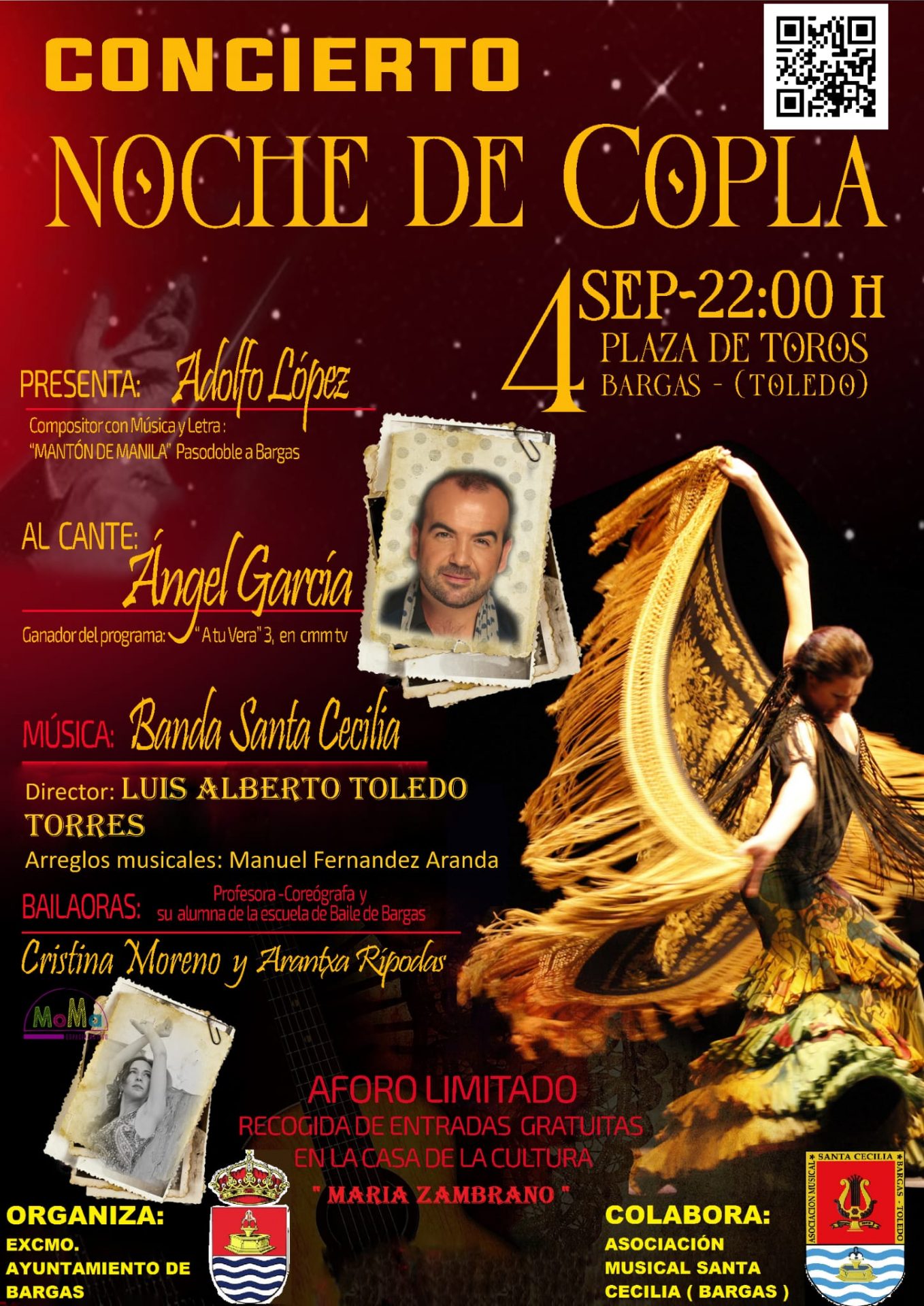 NOCHE DE COPLA. Concierto de la Asociación Musical “Santa Cecilia”