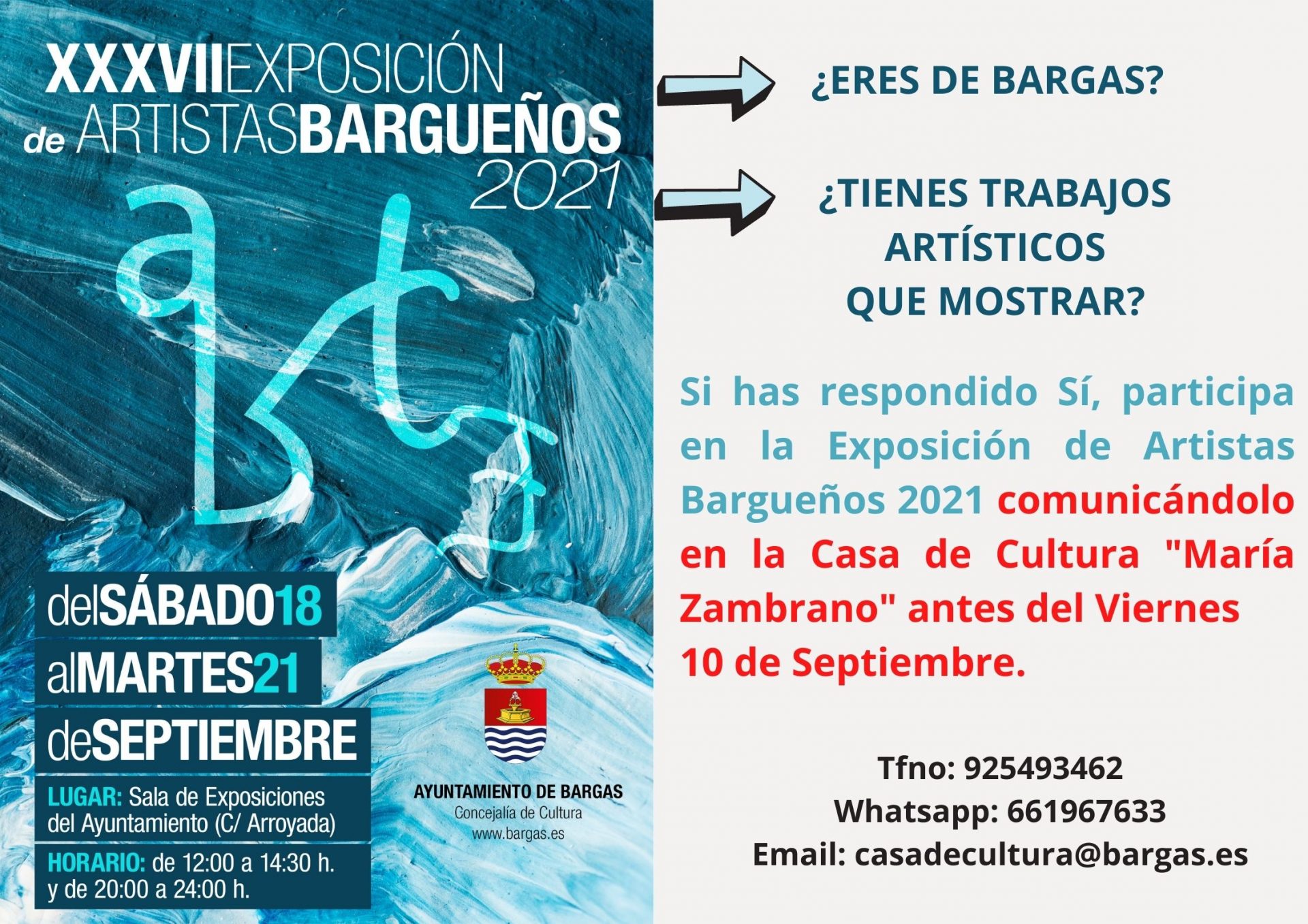 XXXVII Exposición de Artistas Bargueños 2021