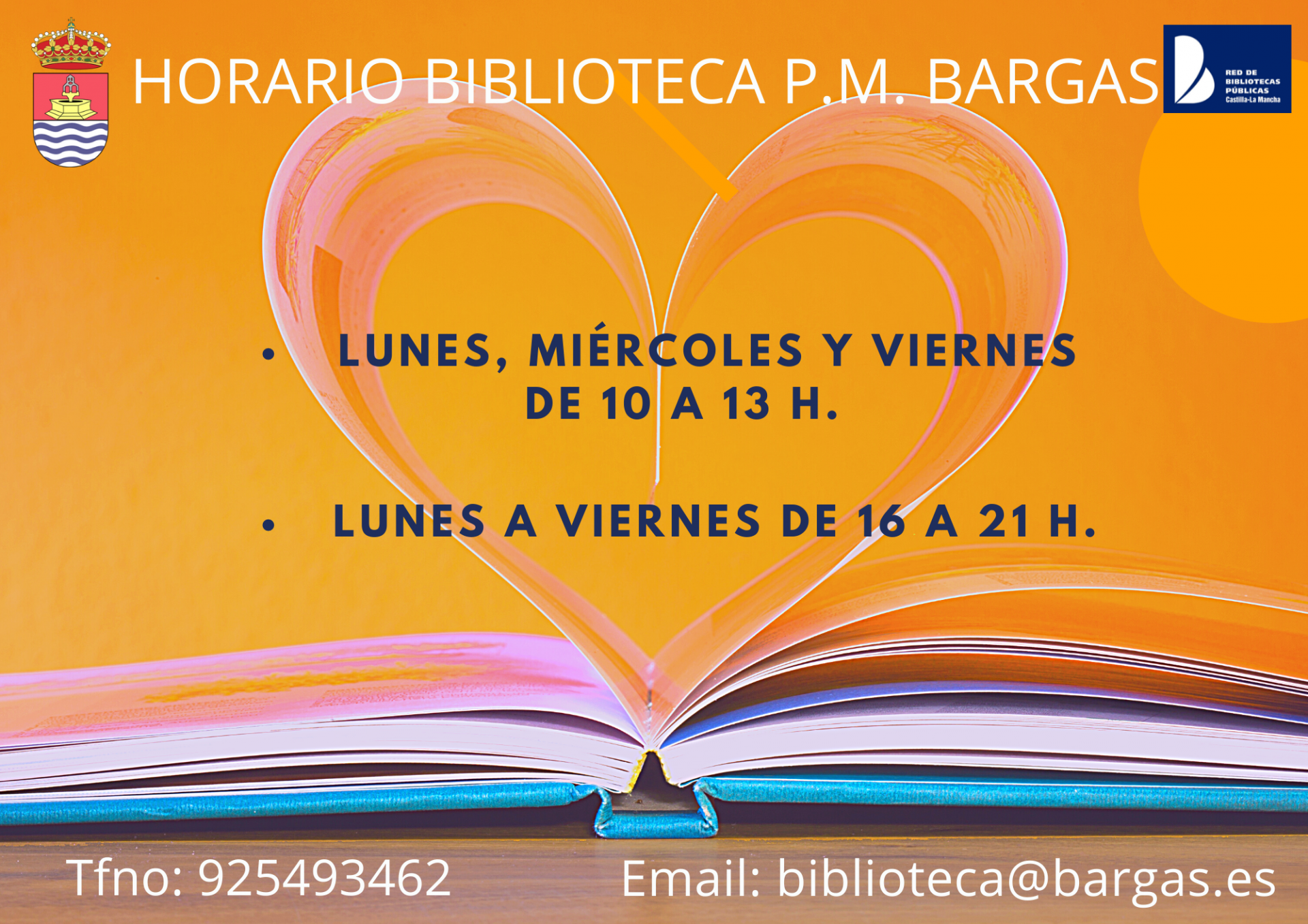 Nuevo horario Biblioteca Municipal