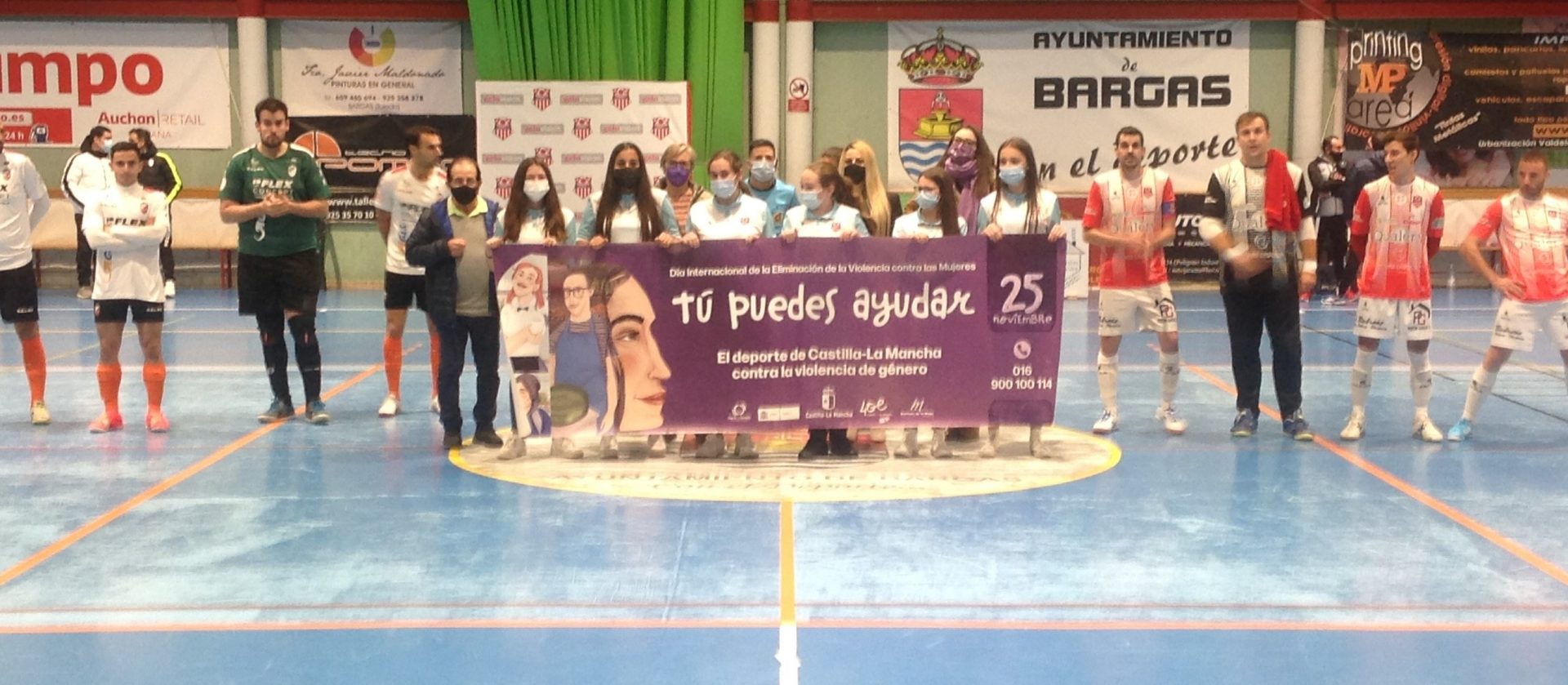 La Delegada Provincial de Igualdad asistió al partido entre el A.D. Bargas Qualery y el Albacete F.S., en Bargas