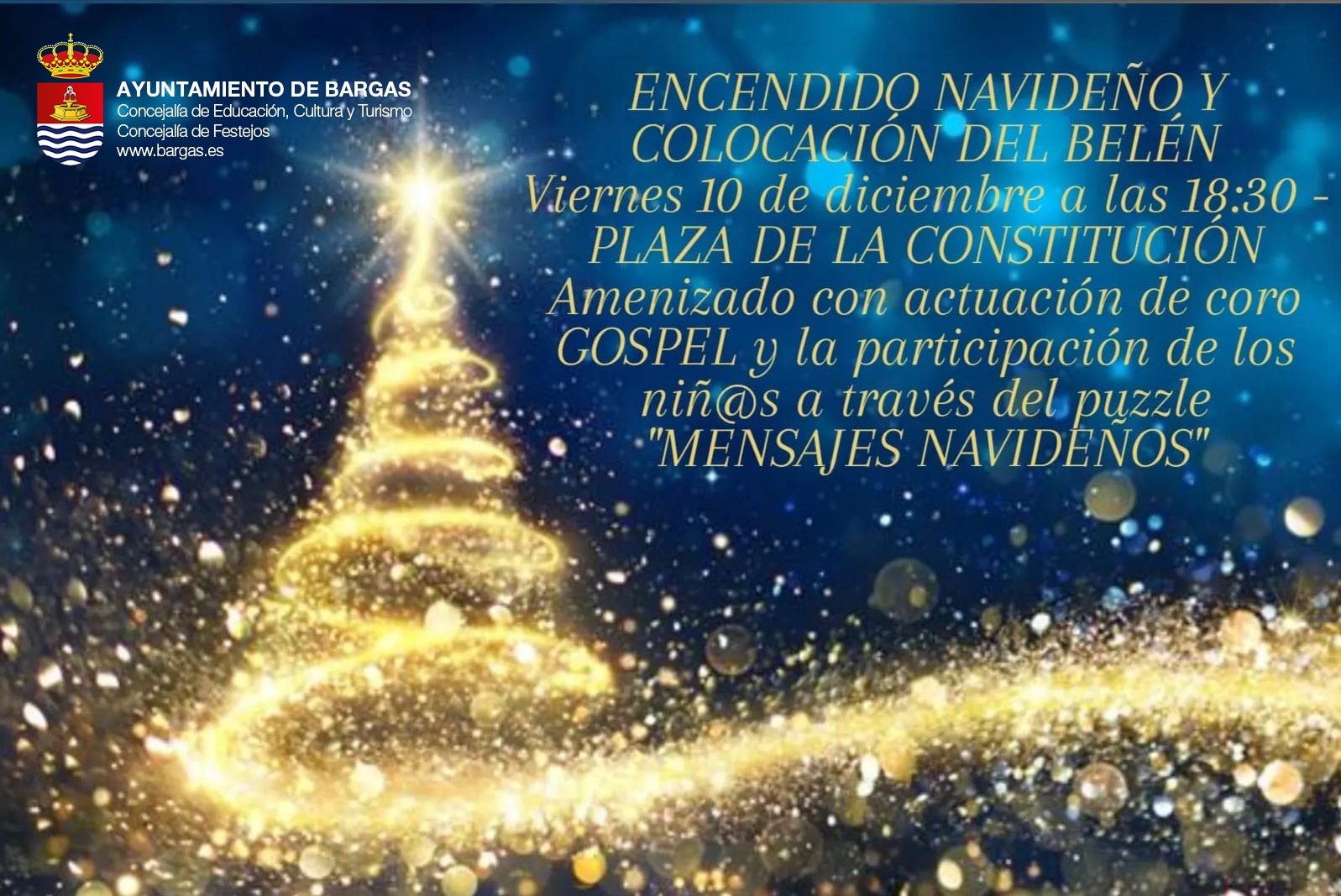 Encendido Navideño y Colocación del Belén