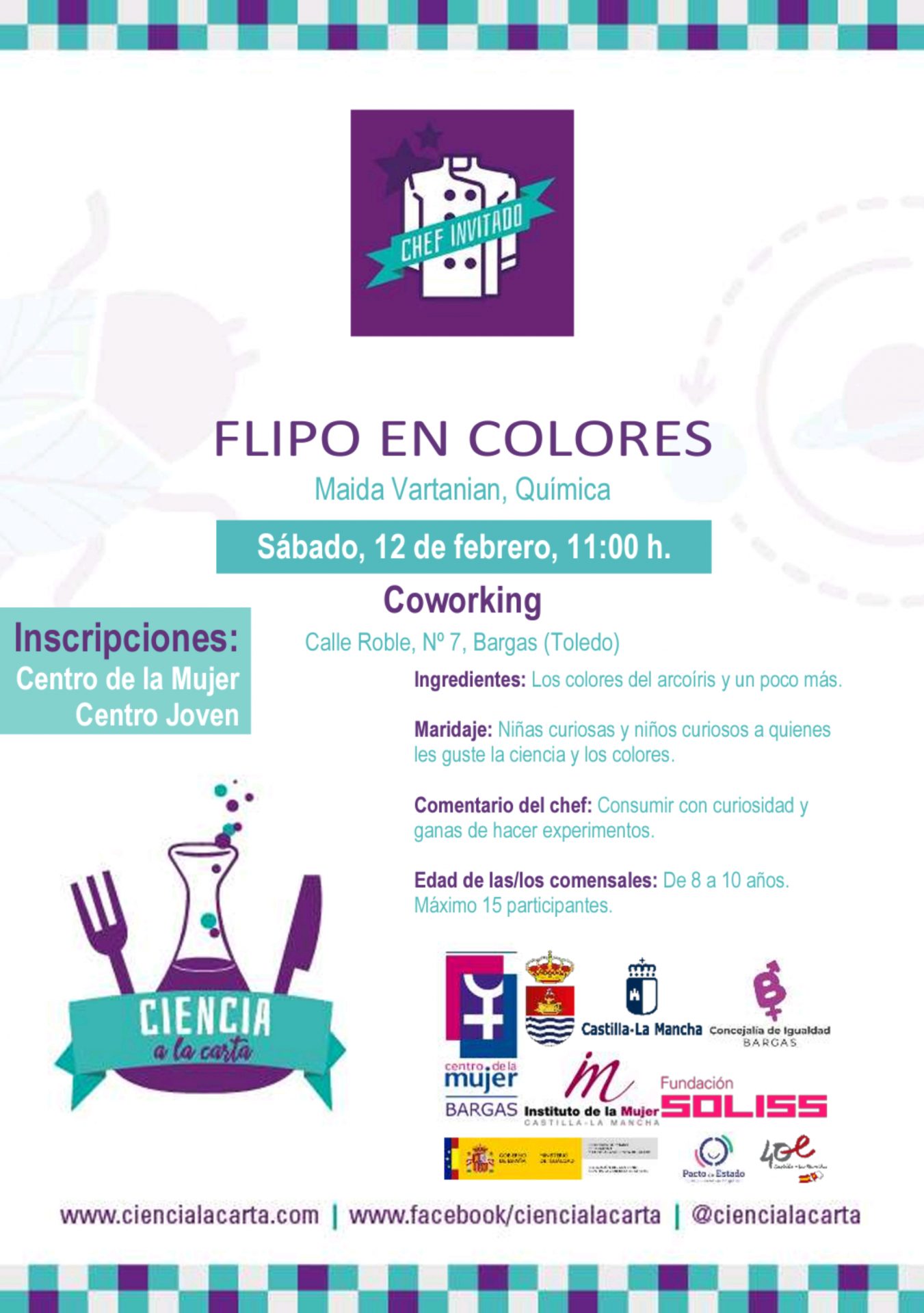 Ciencia a la carta: «Flipo en colores»