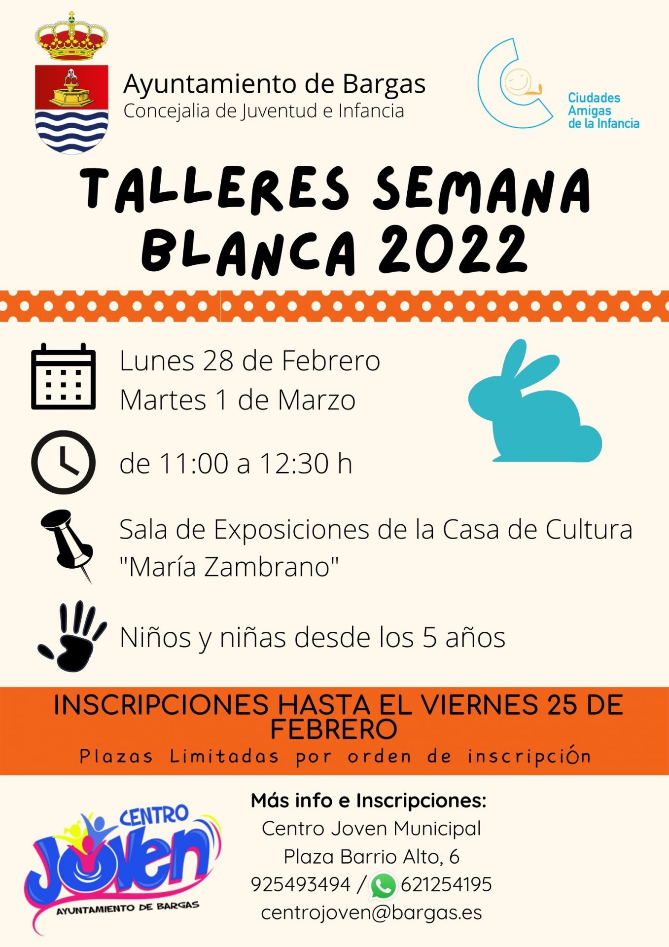 Talleres Semana Blanca 2022