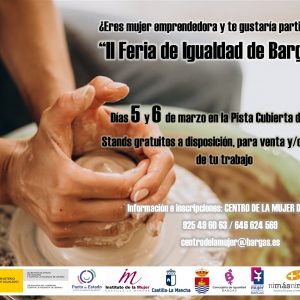 ¿Eres mujer emprendedora y te gustaría participar en la II Feria de Igualdad de Bargas?