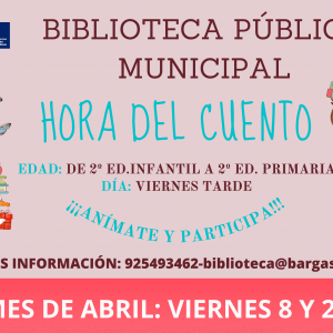 Hora del Cuento en la Biblioteca Pública Municipal