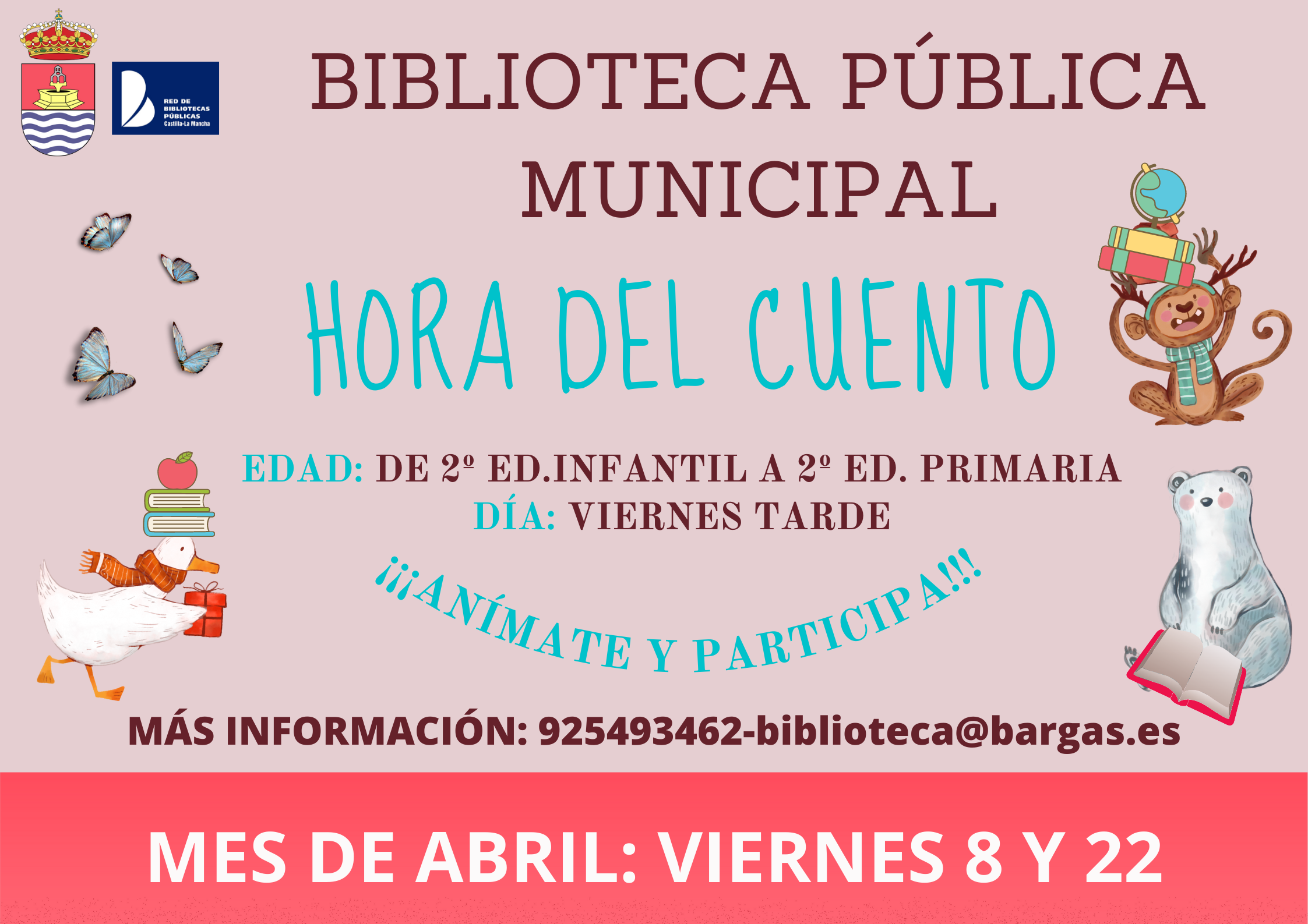 Hora del Cuento en la Biblioteca Pública Municipal