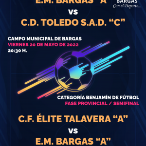 Fase Provincial y Copa Diputación de la E.M. de Fútbol (Benjamín e Infantil)