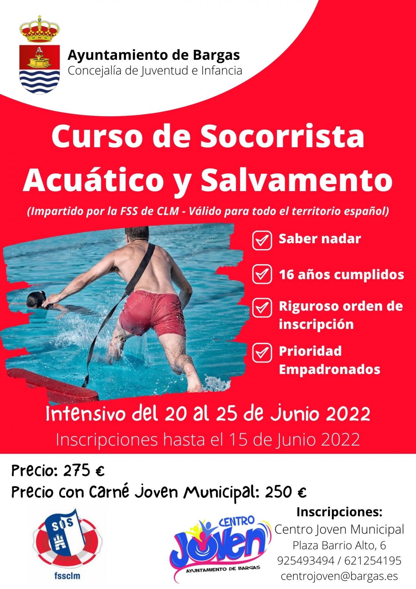 Curso de Socorrista Acuático y Salvamento 2022