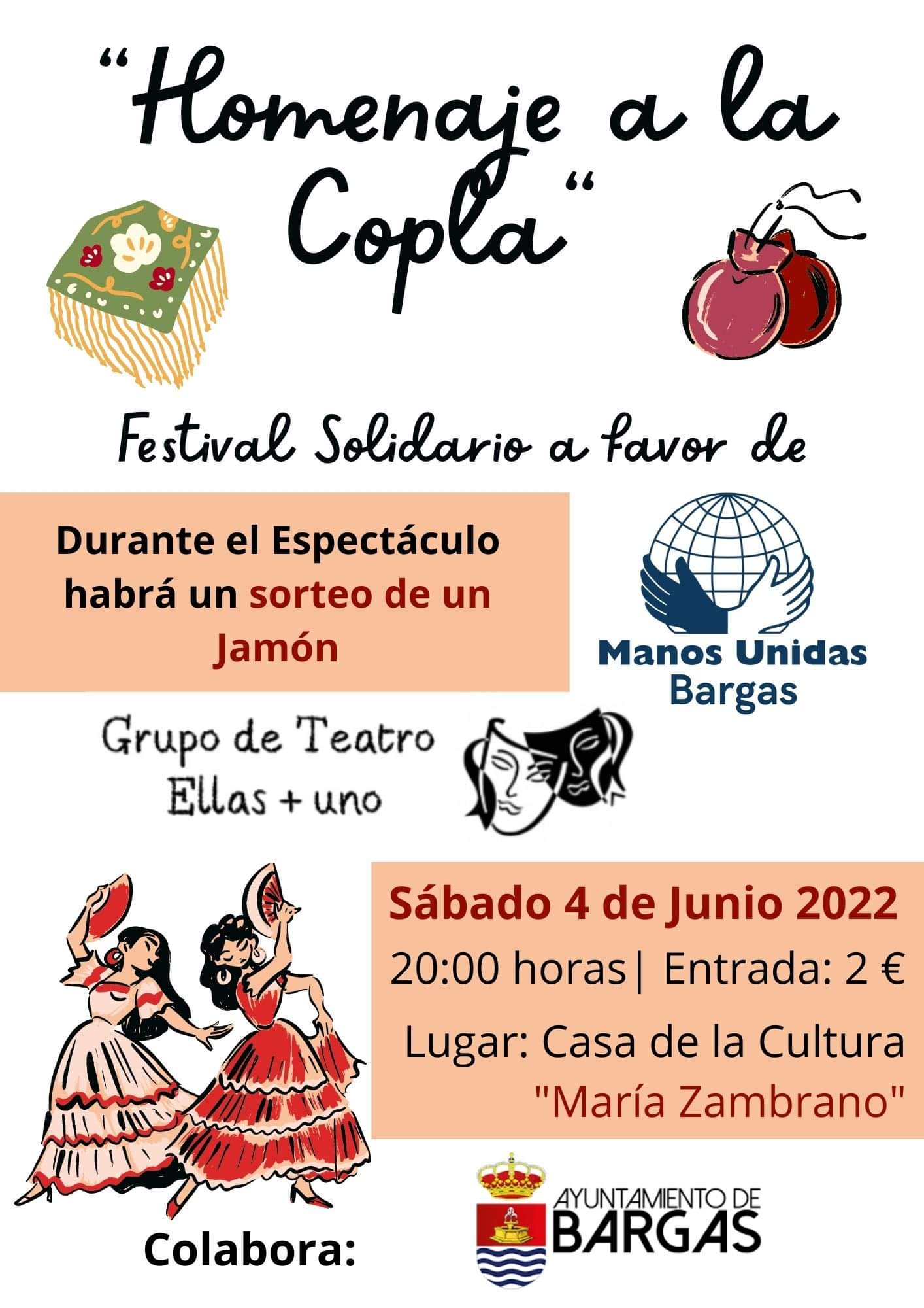 Homenaje a la Copla – Festival solidario a favor de Manos Unidas