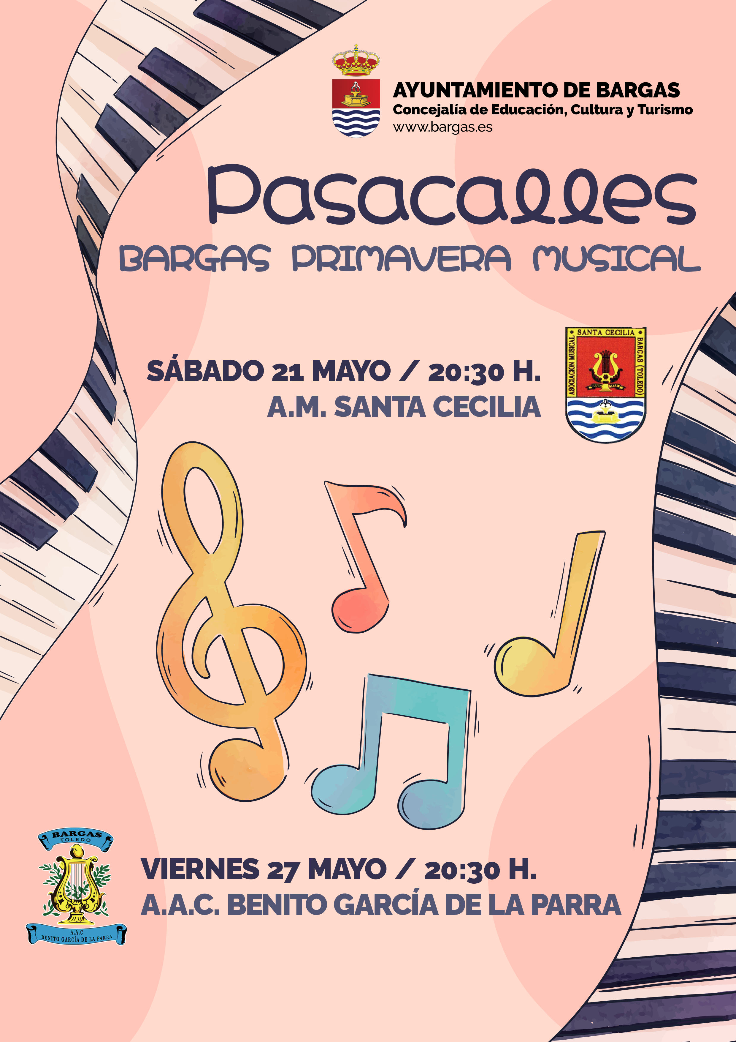 El Ayuntamiento de Bargas vuelve a lanzar la iniciativa “Bargas, Primavera Musical”