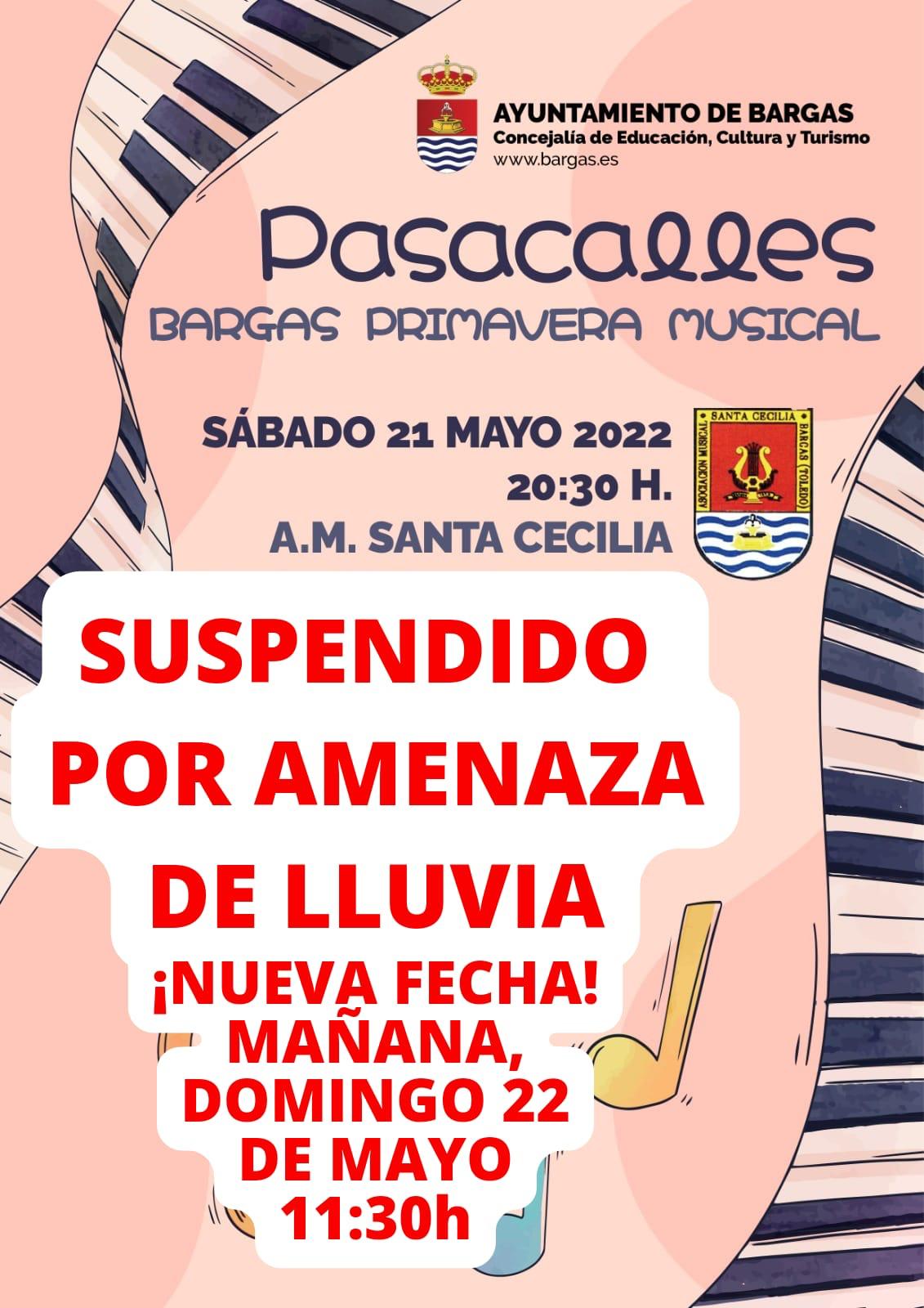 APLAZADO: Pasacalles: A.M. «Santa Cecilia»