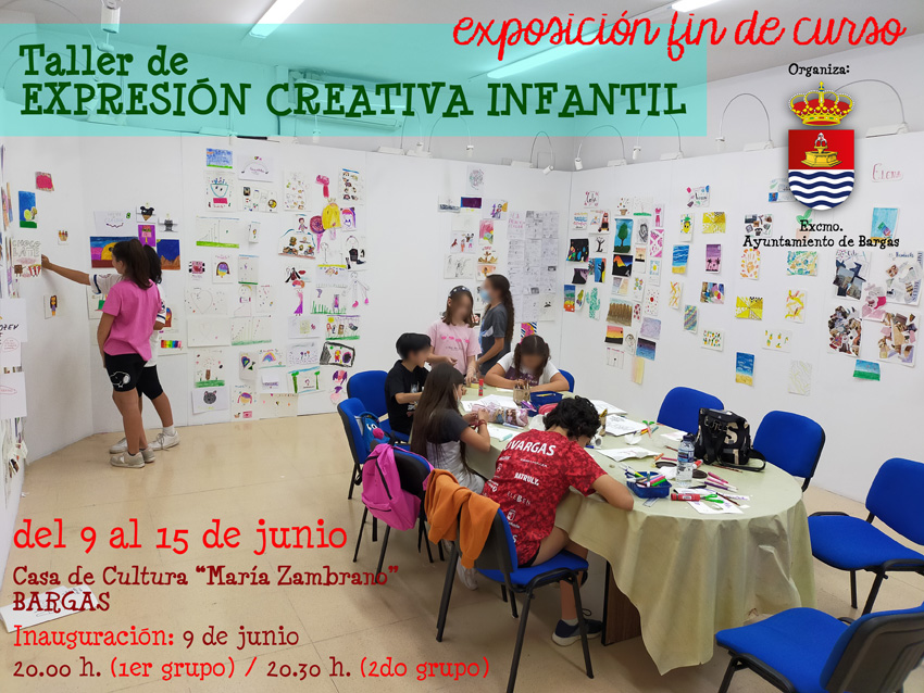 Exposición Fin de Curso del Taller de Expresión Creativa Infantil