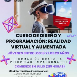 Curso de diseño y programación: realidad virtual y aumentada