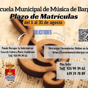 Formación musical en la Escuela Municipal de Música: Matrícula abierta