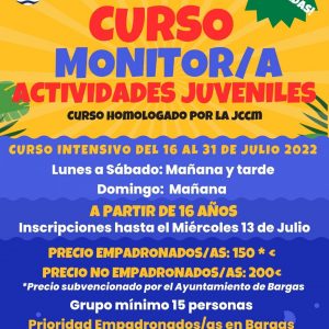 Curso de Monitor/a de Actividades Juveniles 2022