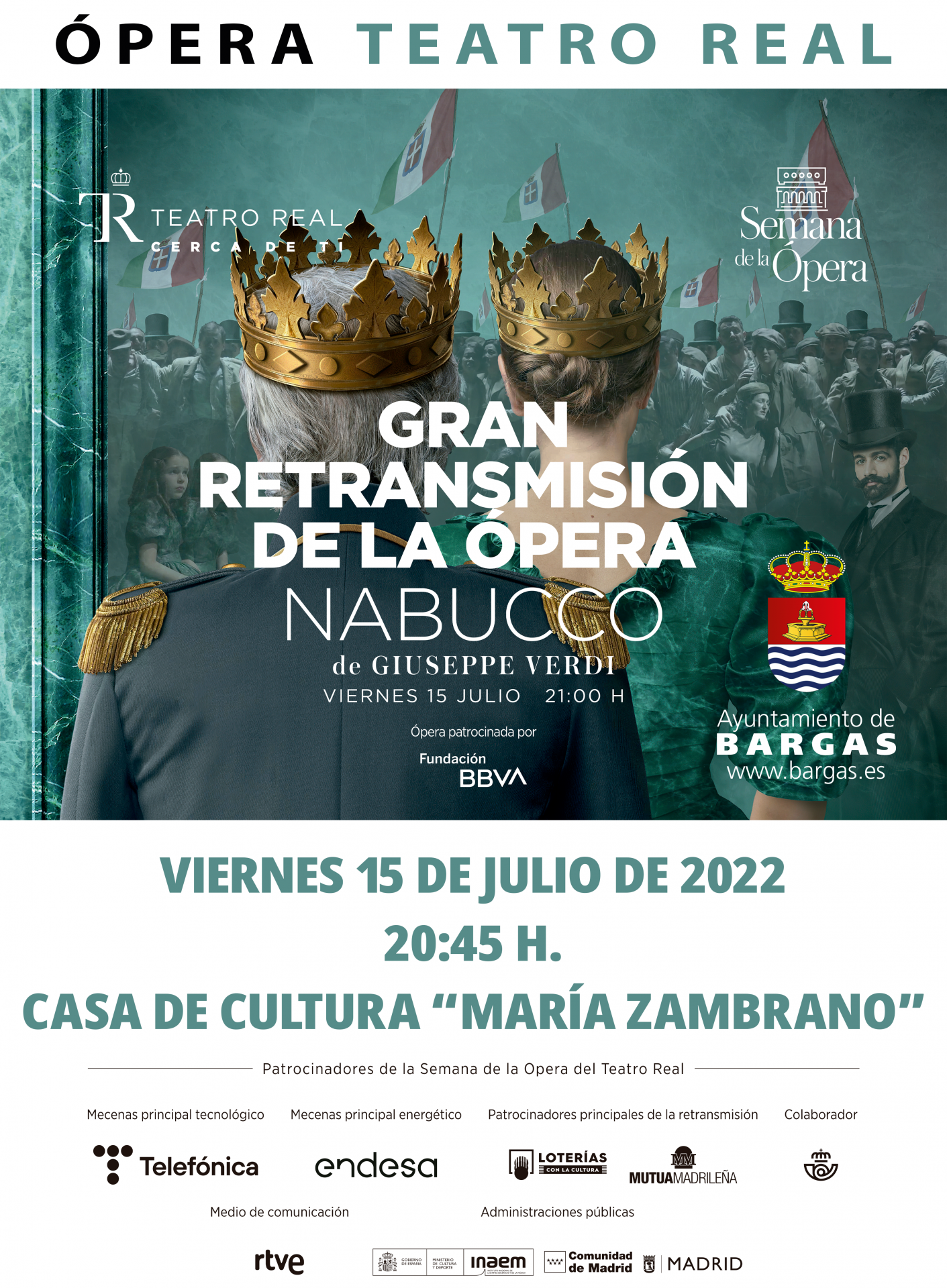 Retransmisión de la ópera: Nabucco