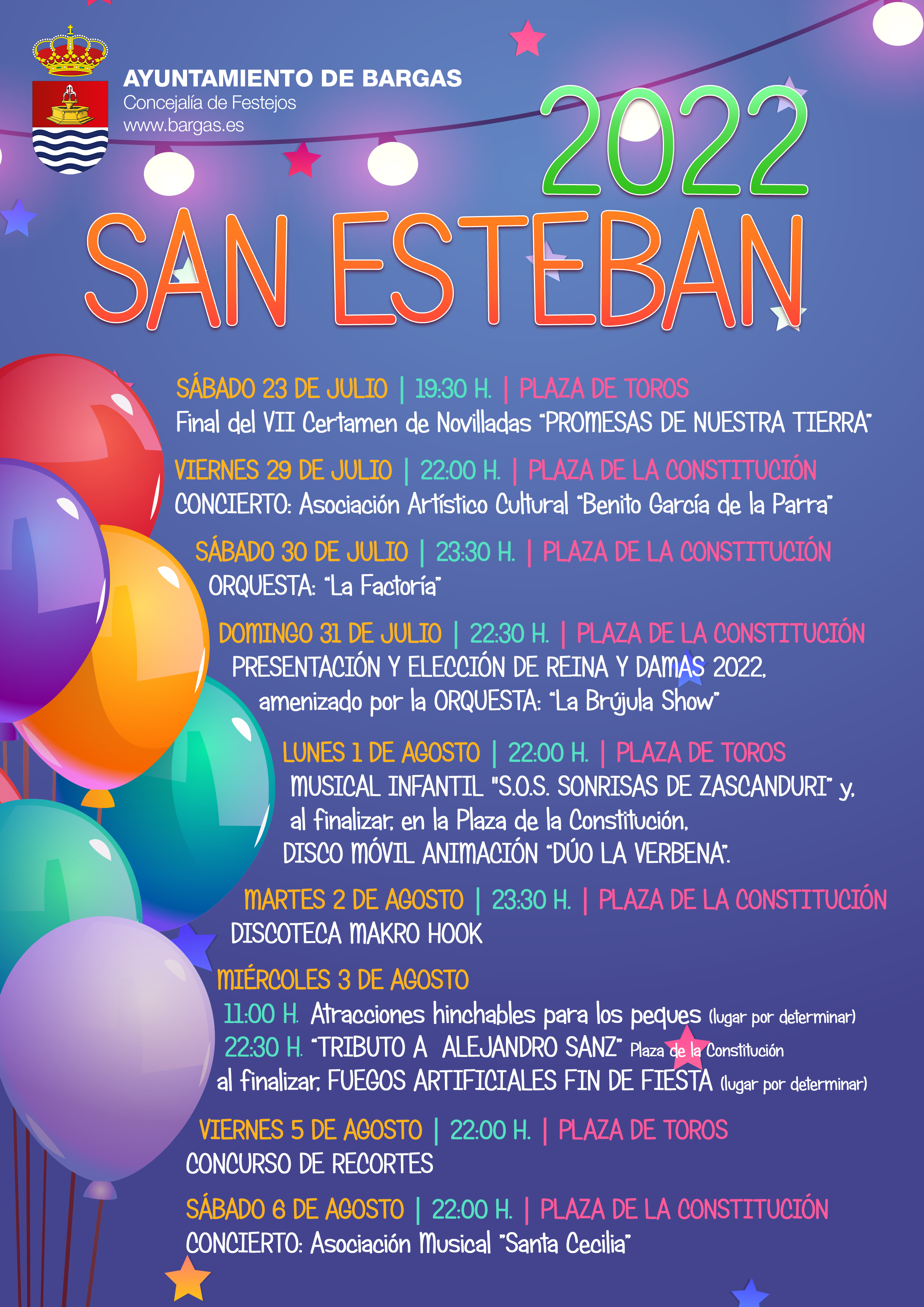 Fiestas Patronales de San Esteban 2022