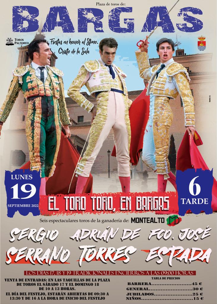 Presentación del cartel taurino  de las fiestas en honor del Stmo. Cristo de la Sala 2022