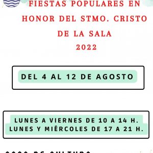 Exposición de carteles de las Fiestas Populares en honor del Stmo. Cristo de la Sala 2022