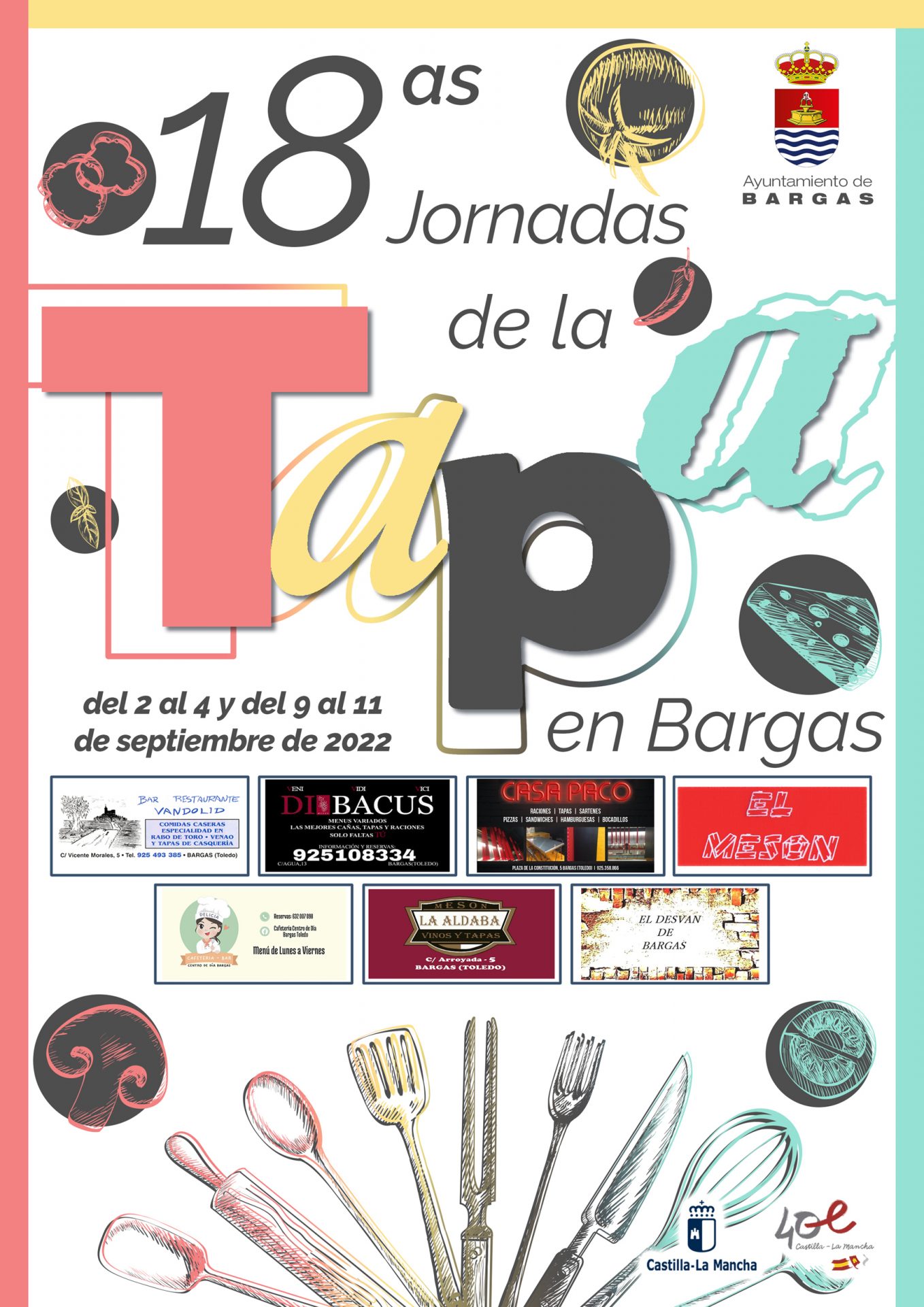 18<sup>as</sup> Jornadas de la Tapa 2022