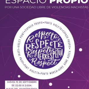 Punto Violeta – «Espacio propio» a cargo de Cruz Roja Toledo