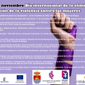 25 de noviembre – Día internacional de la eliminación de la violencia contra las mujeres