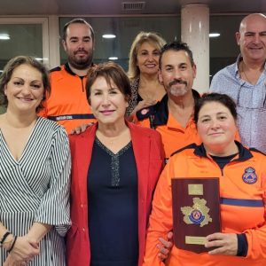 La Agrupación de Voluntarios de Protección Civil de Bargas recibe una placa de la JCCM