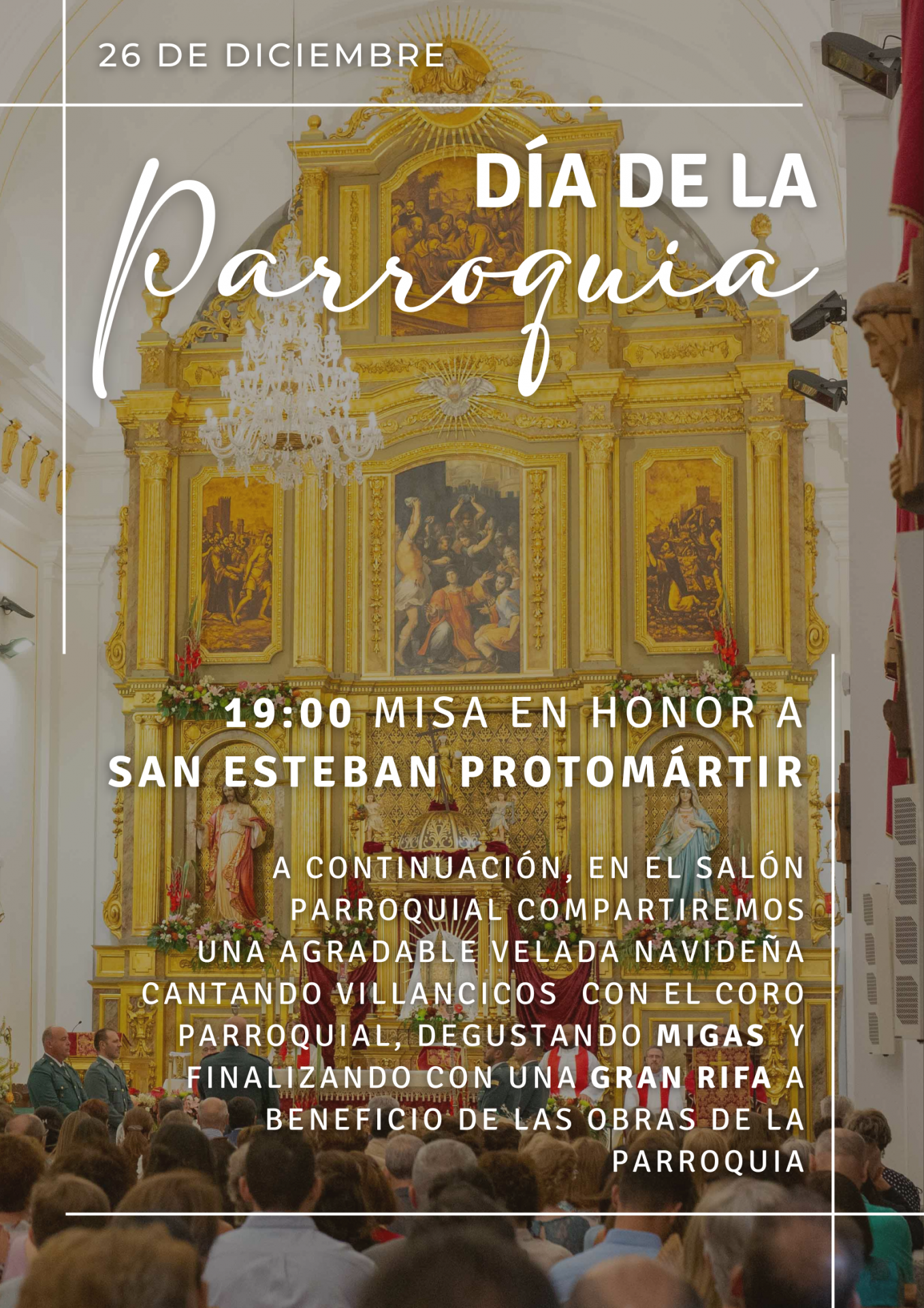 26 de Diciembre – Día de la Parroquia