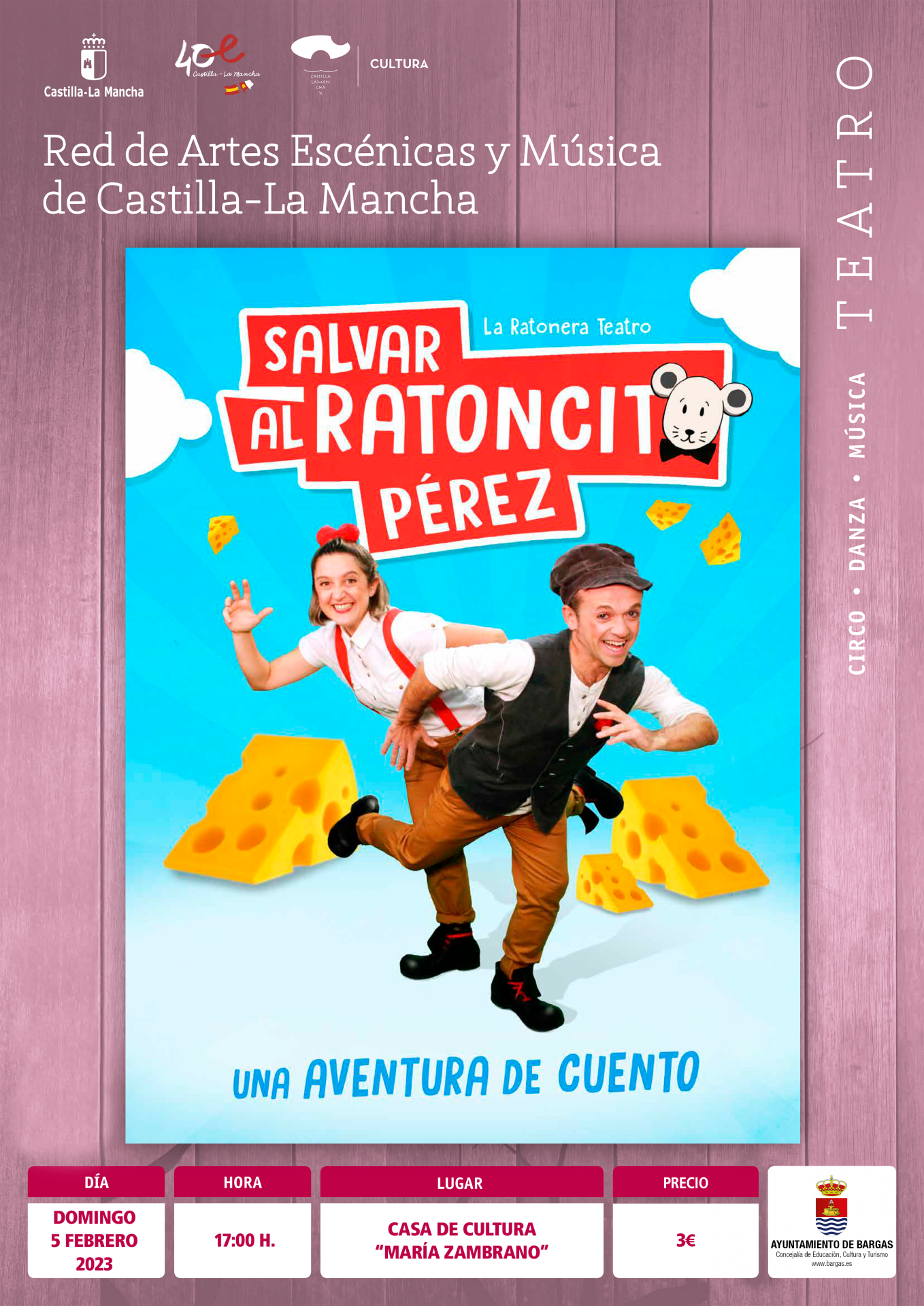 Teatro Infantil: «Salvar al Ratoncito Pérez»