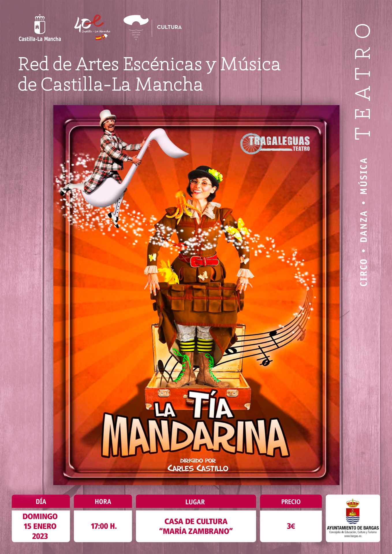 Teatro/Musical Infantil: «La Tía Mandarina»