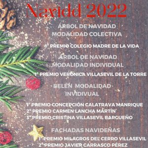 Premios concursos Navidad 2022