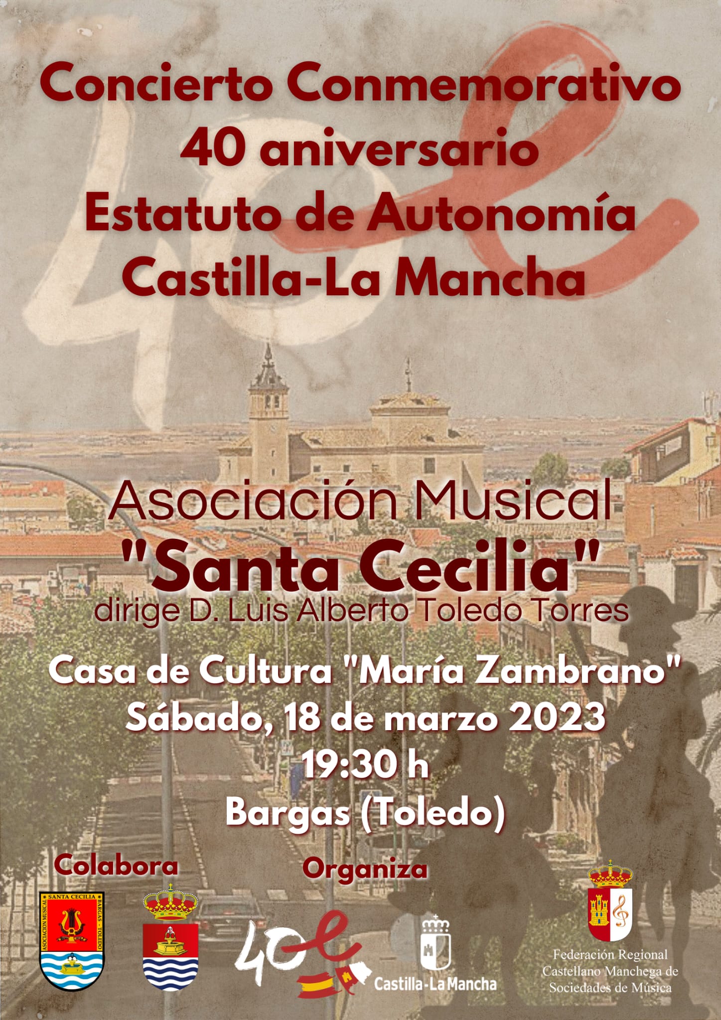 Concierto 40 Aniversario C-LM: A.M. «Santa Cecilia»