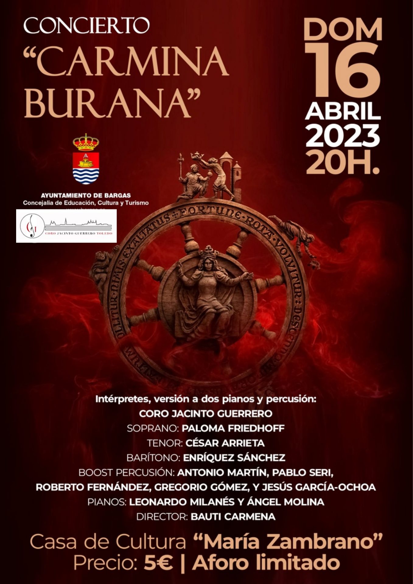 Concierto: Coral Jacinto Guerrero «Carmina Burana»