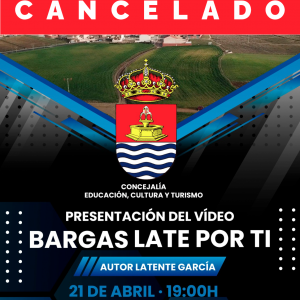 (CANCELADO) Presentación del vídeo: «Bargas late por ti»