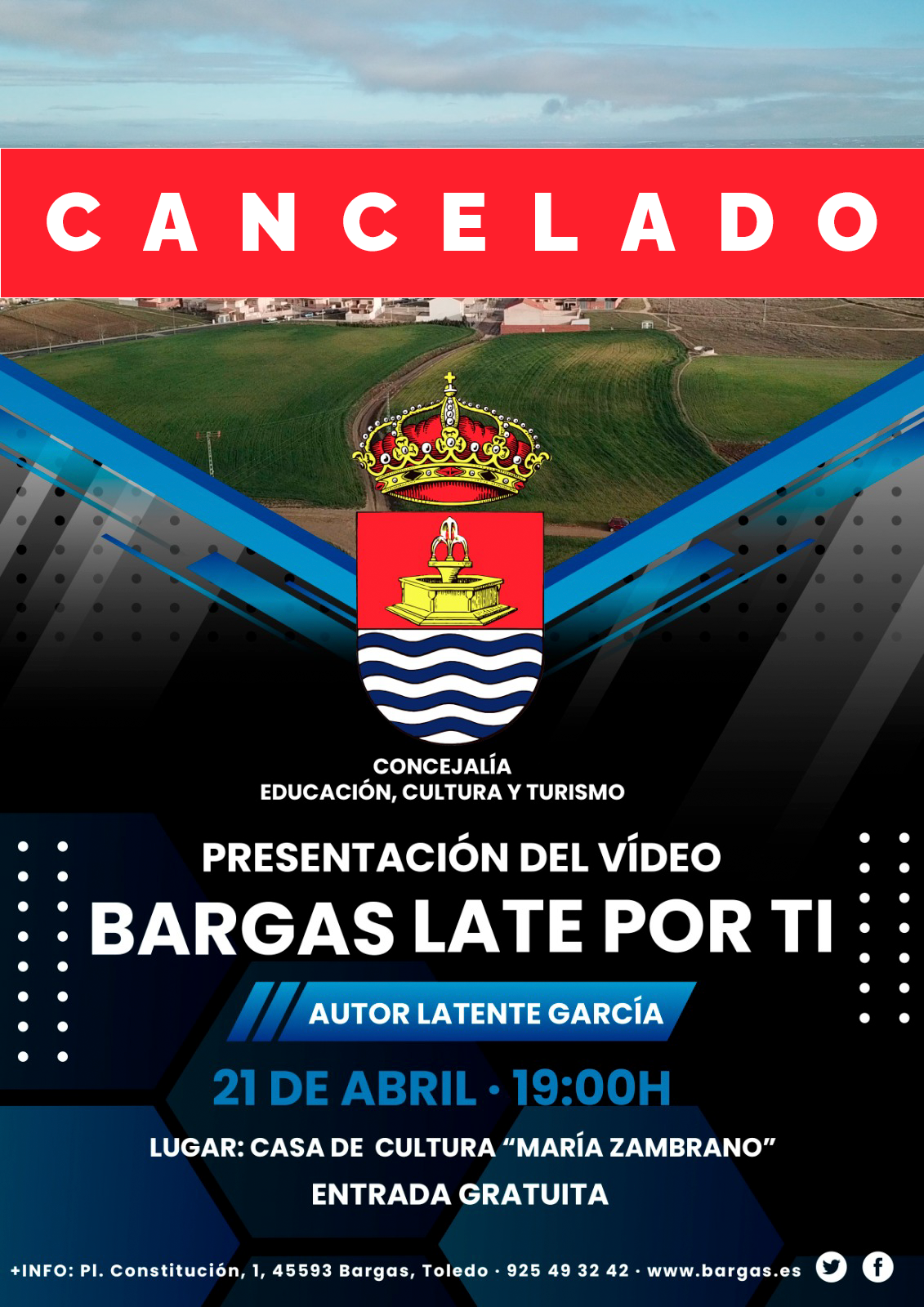 (CANCELADO) Presentación del vídeo: «Bargas late por ti»