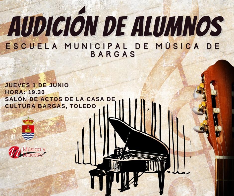 Audición de alumnos de la Escuela Municipal de Música 2022/2023