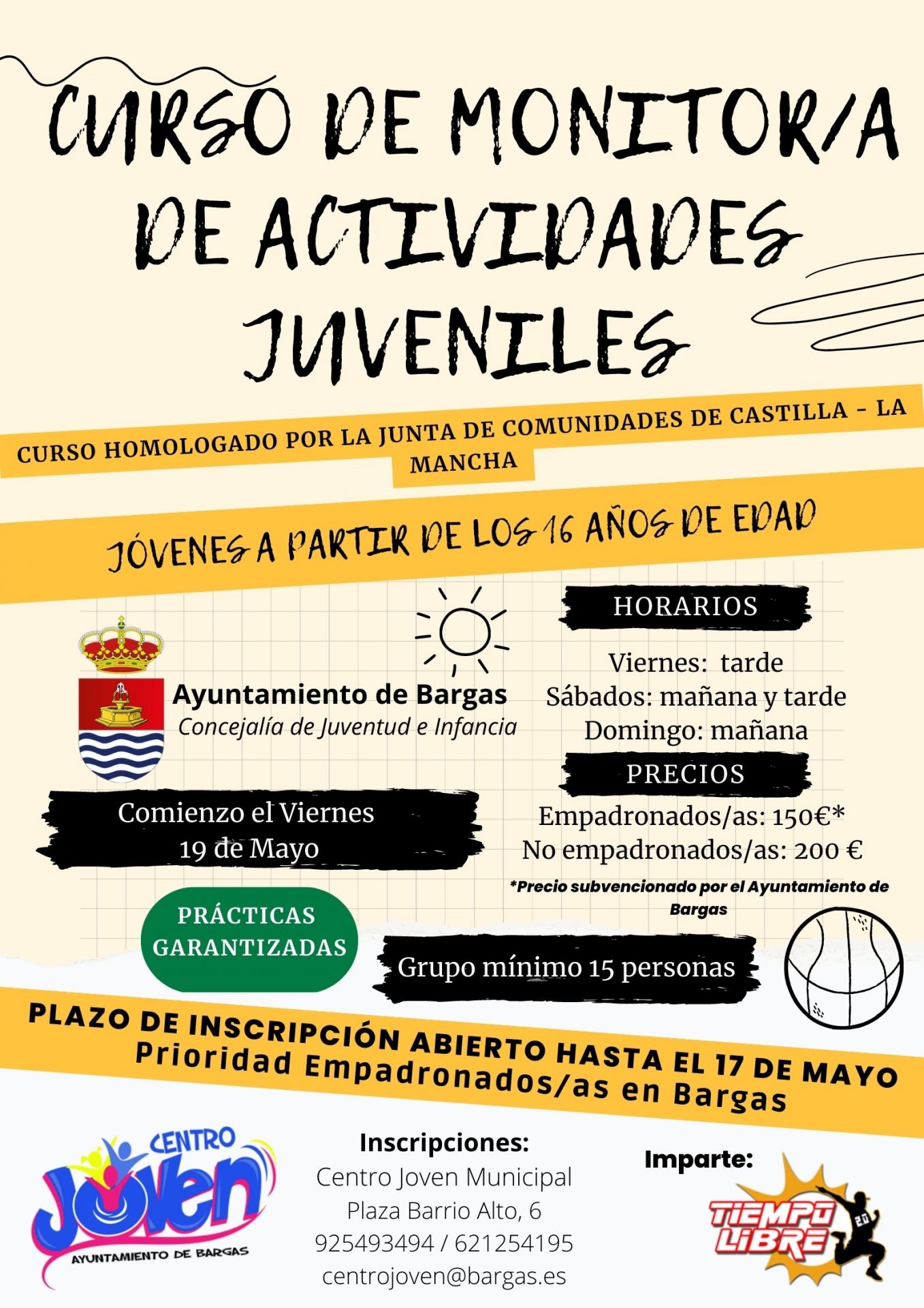 Curso Monitor/a de Actividades Juveniles 2023