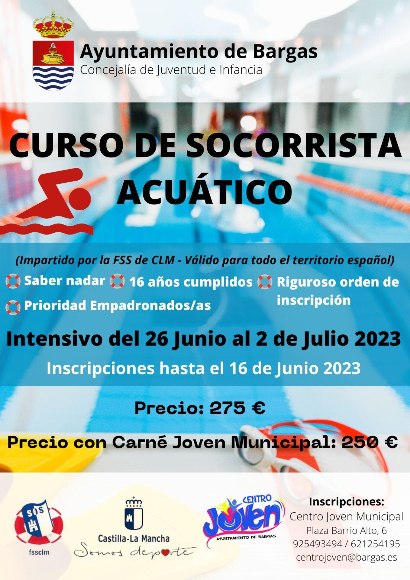 Curso de Socorrista Acuático 2023