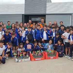 Encuentro entre los alumnos del colegio «Madre de la Vida» y «La Patrulla Verde»