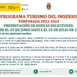 Programa Turismo IMSERSO 2023/2024