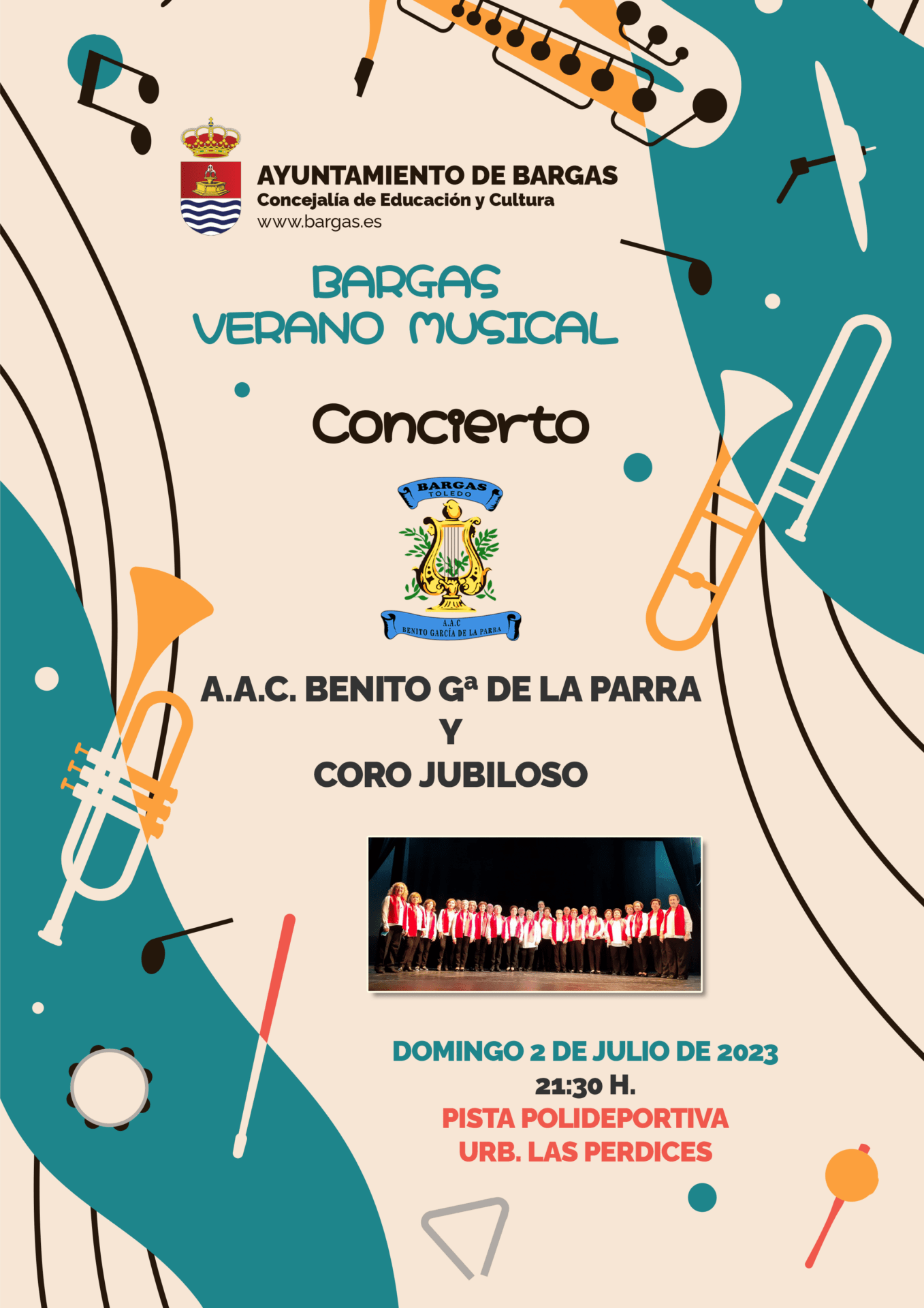 Concierto: Asociación Artístico Cultural «Benito García de la Parra» y Coro Jubiloso