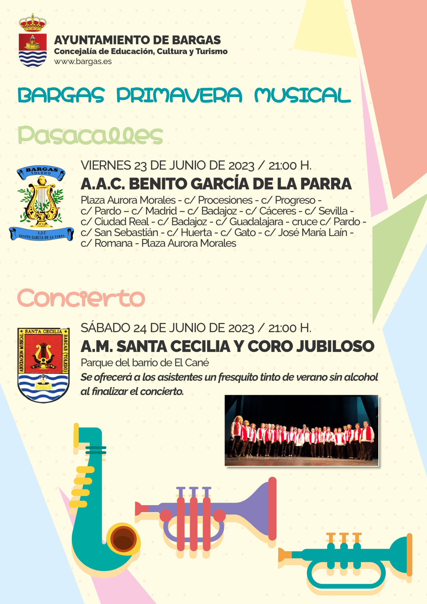 Bargas Primavera Musical – Pasacalles y Concierto