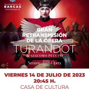 Gran retransmisión de la ópera: «TURANDOT»