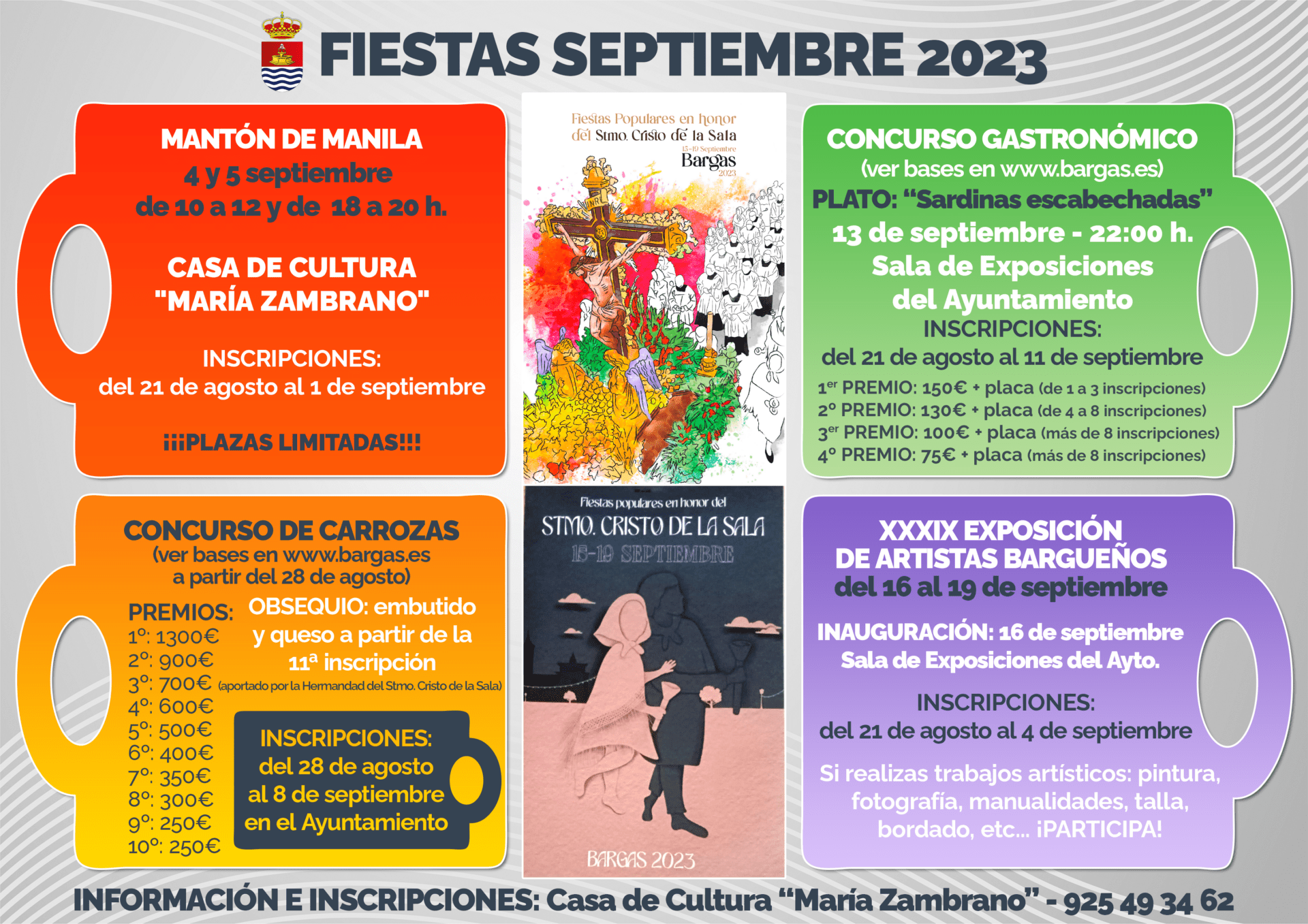 Actividades Fiestas Septiembre 2023