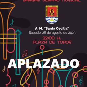 APLAZADO – Concierto: A.M. «Santa Cecilia»
