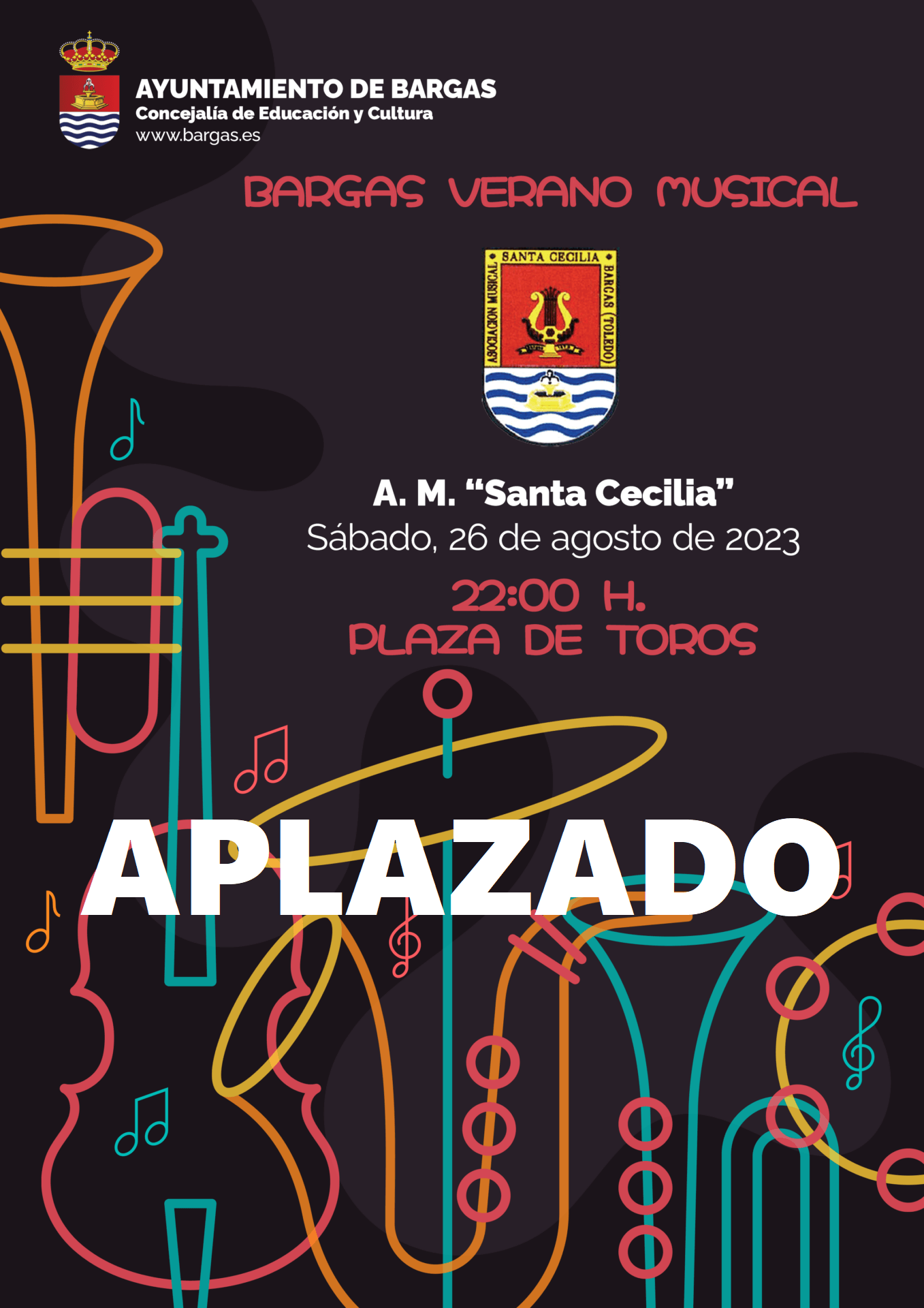 APLAZADO – Concierto: A.M. «Santa Cecilia»