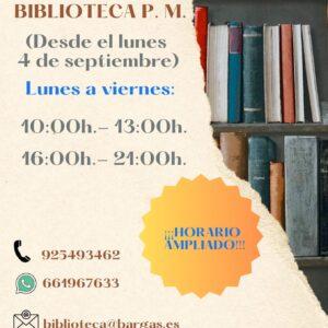 Horario Biblioteca