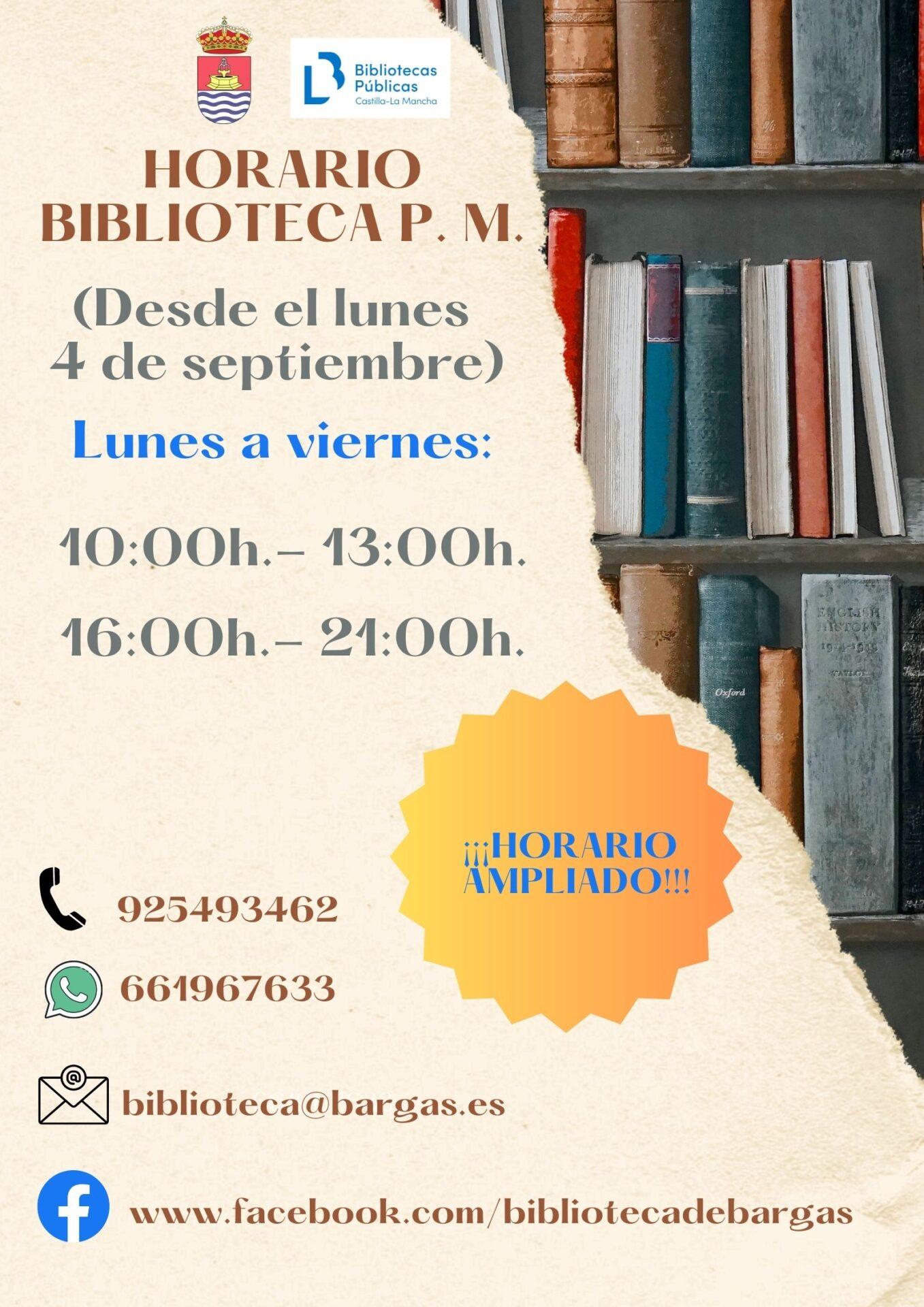 Horario Biblioteca